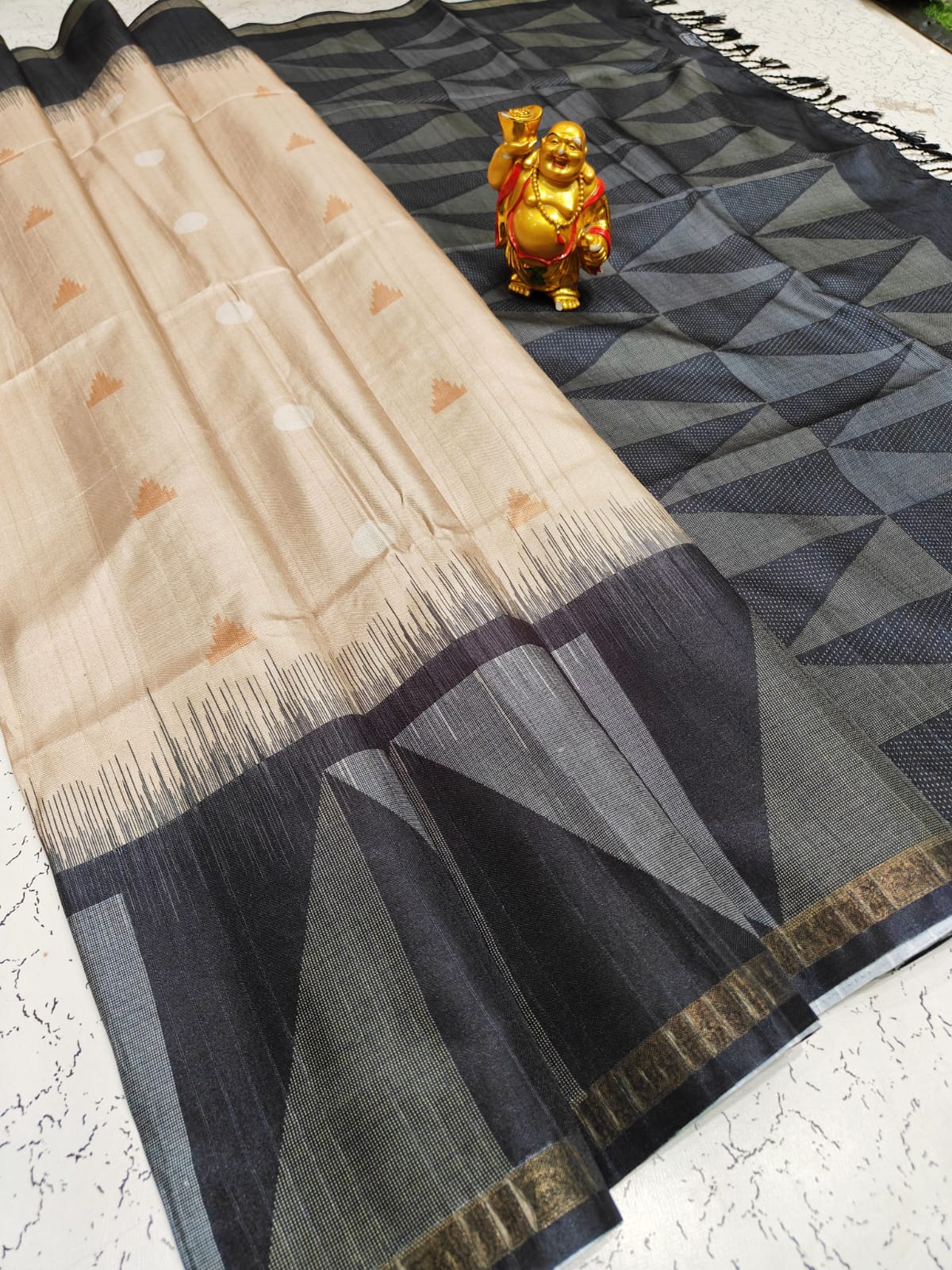Silkworm Cotton Soft Silk saree
